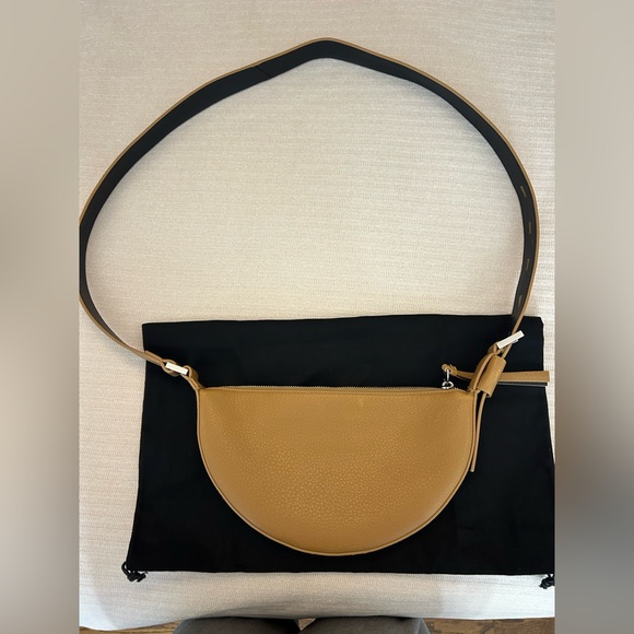 ALLSAINTS Half Moon Leather Crossbody Bag - Picture 5 of 8